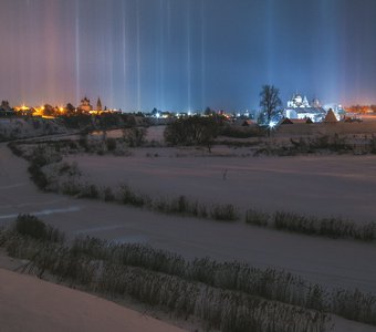 Морозный вечер в Суздале
