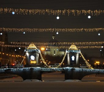 "Новогодний Петербург" - Мост Ломоносова, декабрь'21.