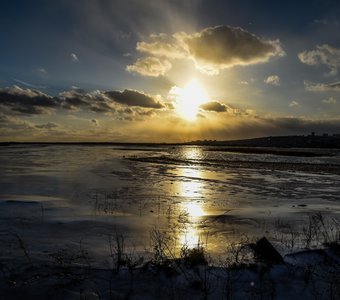 Аксай в феврале