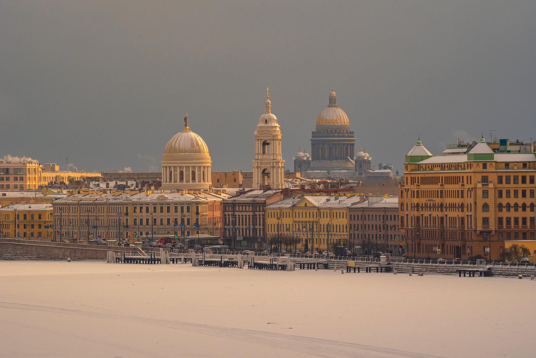 Петербург в снежном убранстве
