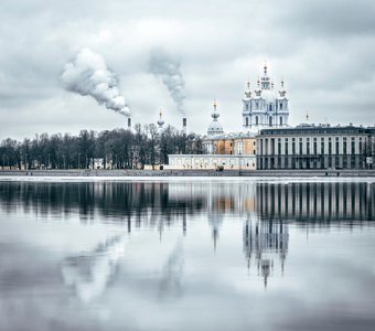 Смольный собор. Санкт-Петербург.