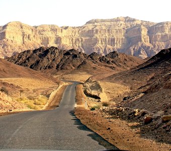 Путь в пустыню Негёв, Израиль