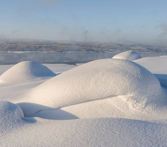 Снежные барханы