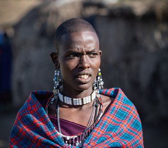 Молодая женщина из Племени Масаи, Танзания