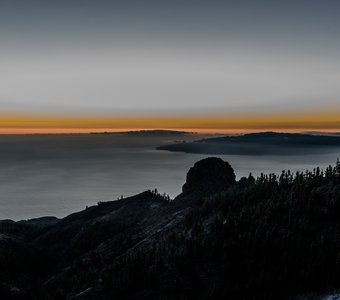Закат с видом на остров Ла-Гомега