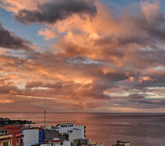Закат над Пуэрто де Сантьяго