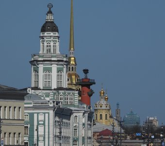 Кунсткамера, Петропавловская крепость, Ростральная колонна, Соборная мечеть📷