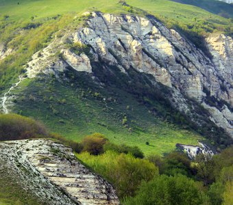 Вид из каньона реки Кубань