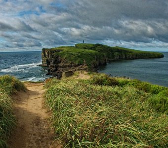 Красивое утро на острове