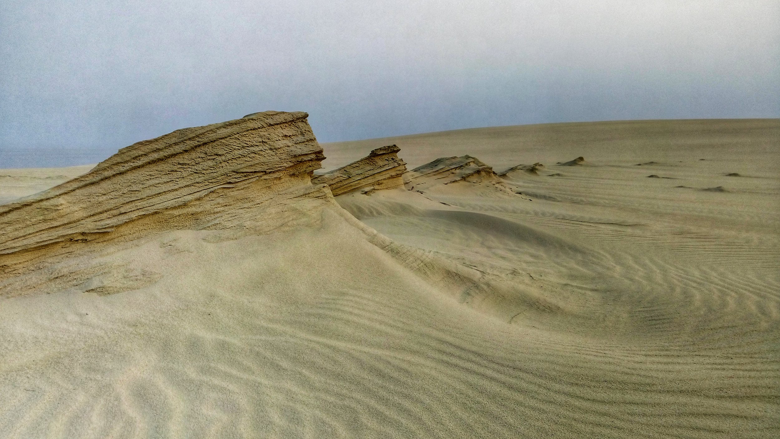 Песчаные «скалы»