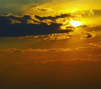 Красивый закат