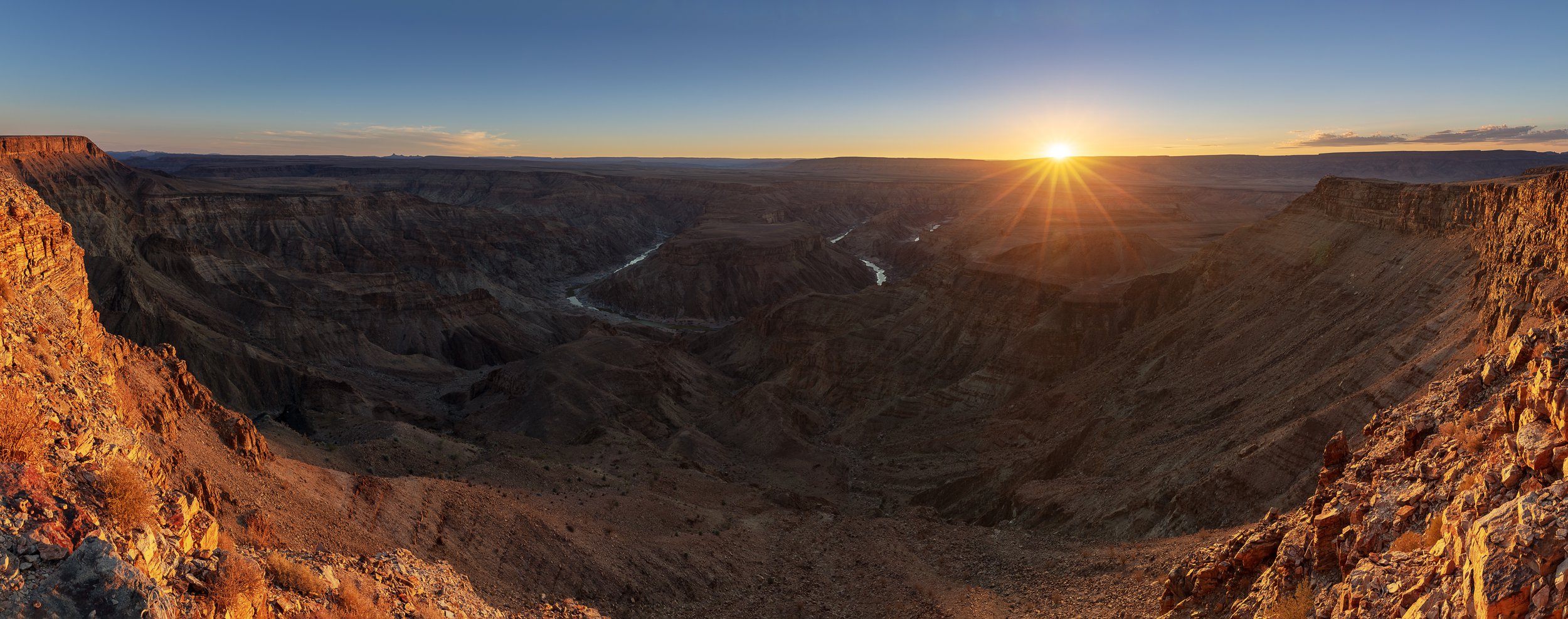 Фиш-Ривер каньон — от рассвета до заката