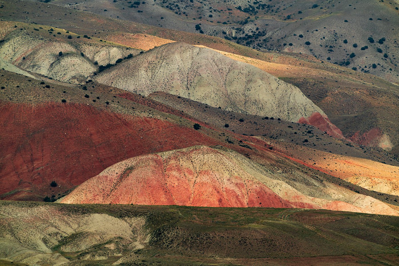 Разноцветные горы Азербайджана