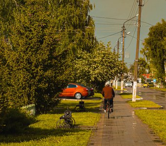 Фото с запахом. Сельская улица после дождя