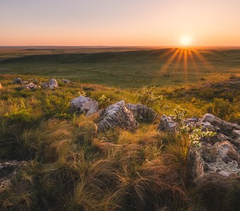 Закат на Бандитских горах