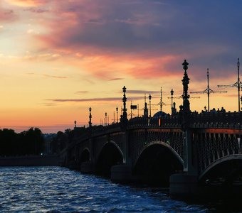 Троицкий мост, СПб