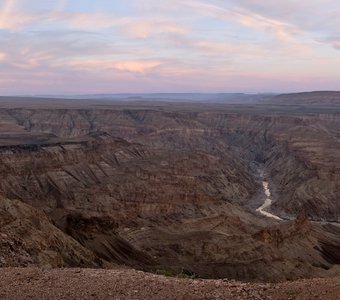 Панорама каньона Фиш Ривер