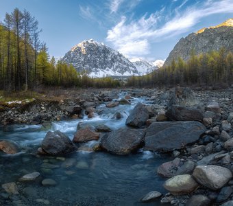 Утро в долине Актру