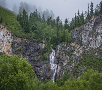Водопад Ширлак, Онгудайский район Алтая