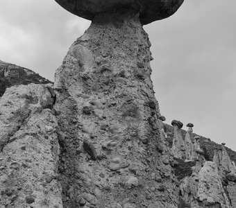 Каменные грибы в долине Чулышман