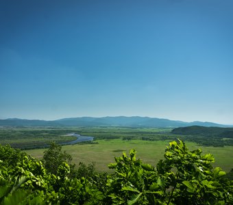 Landscape in Bikin river walley