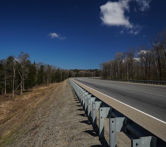 Highway in Far East of country