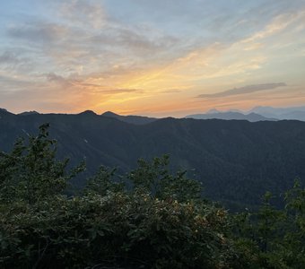 Закат на Ачишхо