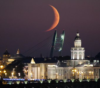 Закат Луны 🌙 10 сентября'21🌙 #этоПитер
