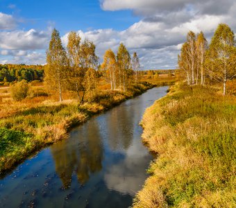 Осень на речке Костря