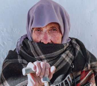 бабушка из села Эбута, Дагестан