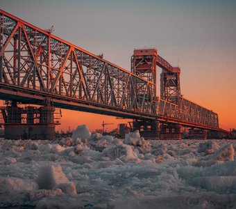 Ледоход на Северной Двине