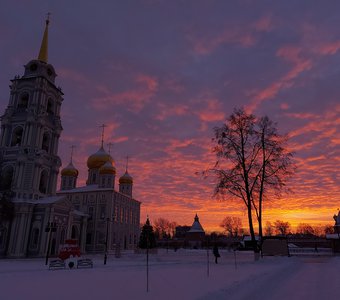 Январское утро в Тульском кремле