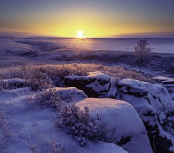 Рассвет на Змеиной горке.