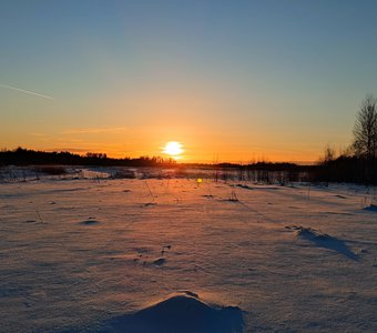 Заход солнца