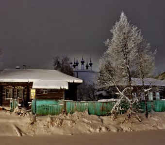 Старый дом над бывшим шуйским кремлёвским рвом. Шуя, Ивановская область