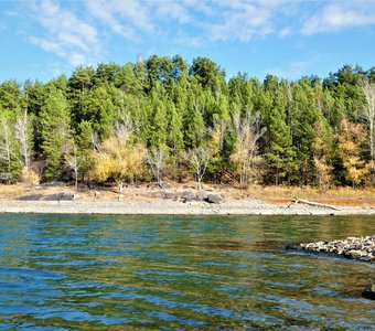 Берег реки Обь