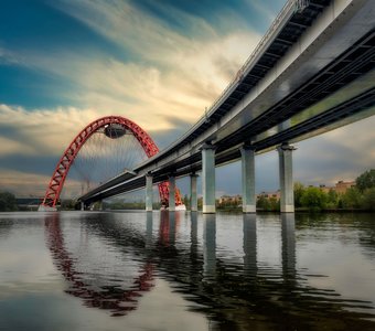Живописный мост. Москва.