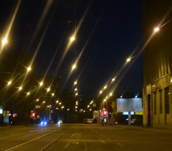 Ночной Санкт-Петербург.