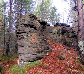 Останцы на Золотом камне.