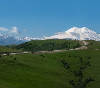 Дорога к Эльбрусу