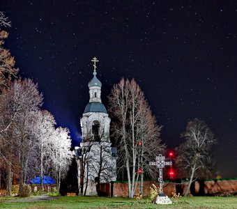 Колокольня Свято-Фёдоровского Воскресенского монастыря. Сергеево, Ивановская область