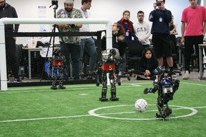Российские роботы-футболисты выиграли открытый чемпионат Бразилии