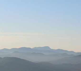 Акварельные горы