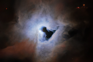 «Хаббл» сфотографировал «замочную скважину» глубоко в космосе