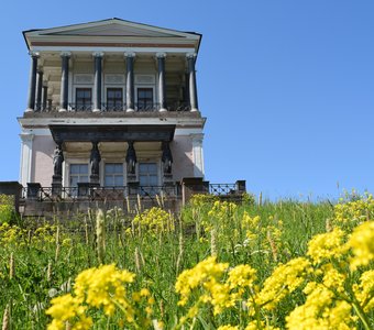 Бельведер — античный дворец на Бабигонских высотах, Луговой парк, город Петергоф, Россия.