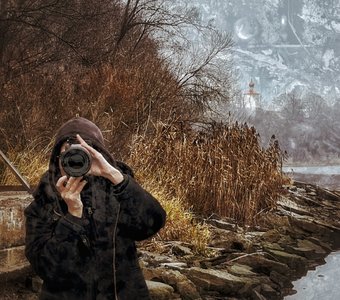 Псков. Часовня Четырёх Святителей на Снетной горе