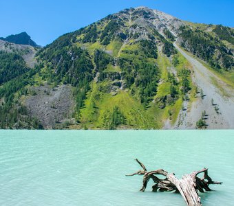 Лазурные воды Кучерлинского озера