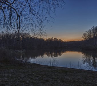 Ещё один закат на озере