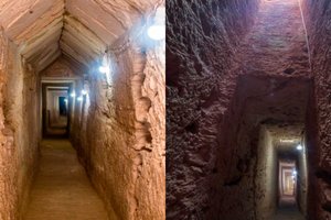 Под древним египетским храмом нашли огромный туннель
