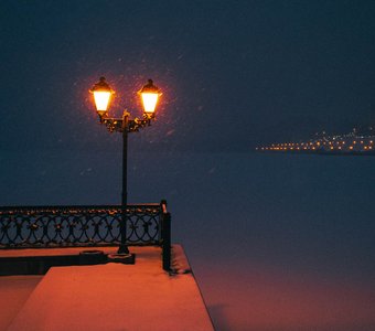 снежный вечер